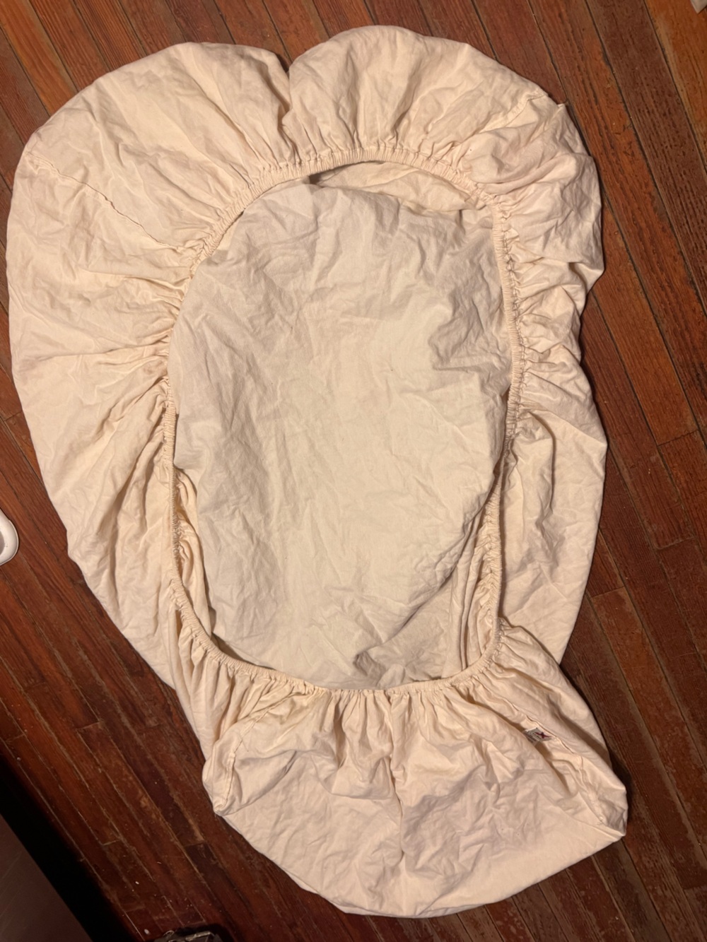 LL bean twin fitted sheet (bottom only) cotton flannel